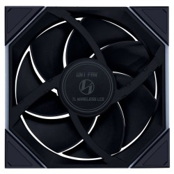 Lian Li UNI FAN TL-LCD Wireless 140 Black Case Fan - TL-LCD Wireless 140 - 140mm ARGB with LCD Display