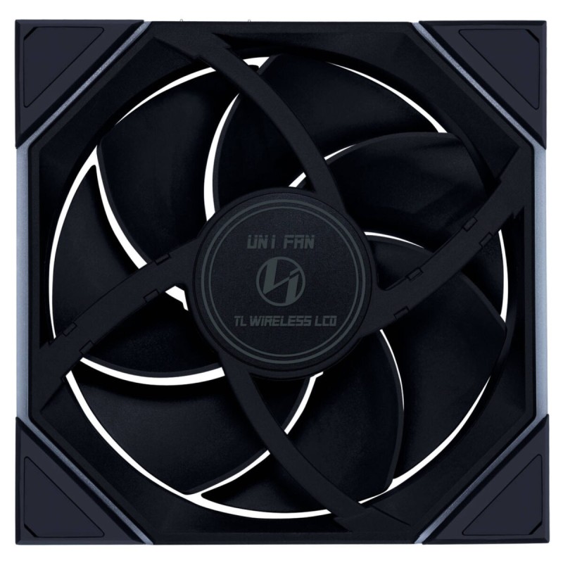 Lian Li UNI FAN TL-LCD Wireless 140 Black Case Fan - TL-LCD Wireless 140 - 140mm ARGB with LCD Display