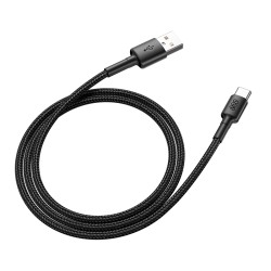 QCY USB-A to USB-C Braided Cable - 60W Fast Charging & Data - 1.2m — Buy in Cyprus with Fast Delivery