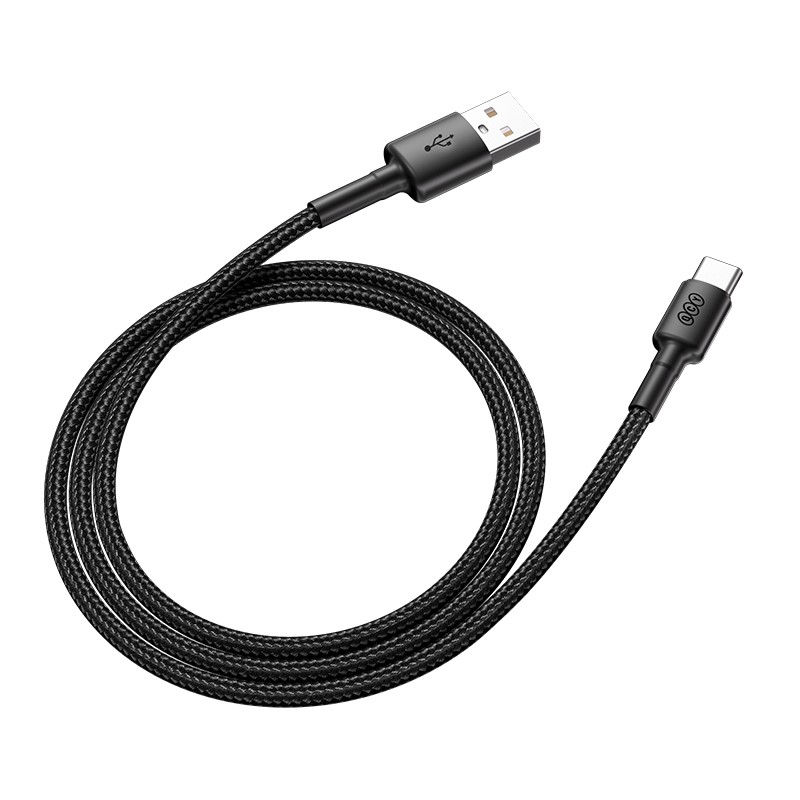 QCY USB-A to USB-C Braided Cable - 60W Fast Charging & Data - 1.2m — Buy in Cyprus with Fast Delivery