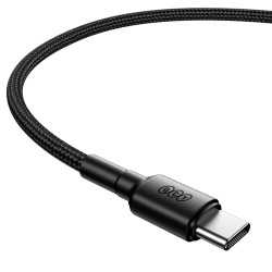 QCY USB-A to USB-C Braided Cable - 60W Fast Charging & Data - 1.2m — Buy in Cyprus with Fast Delivery
