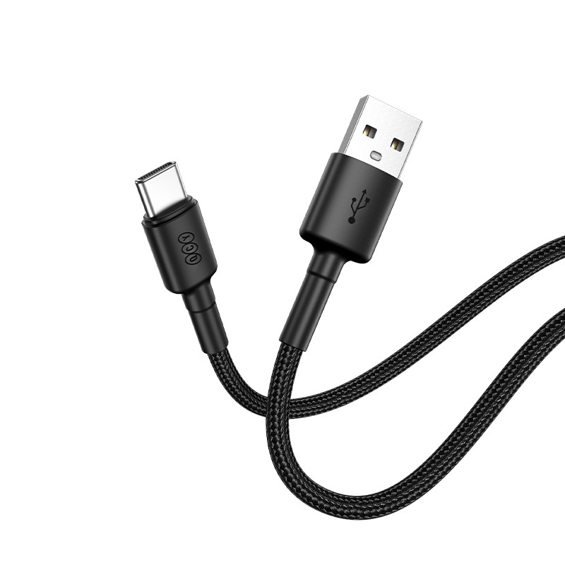 QCY USB-A to USB-C Braided Cable - 60W Fast Charging & Data - 1.2m — Buy in Cyprus with Fast Delivery