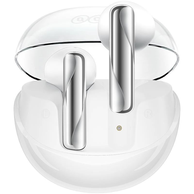 QCY Ailypods Clear White - Ailypods - 13mm Driver, ENC Wind Cancel, NCVM Air Case, TWS BT — Buy in Cyprus with Fast Delivery