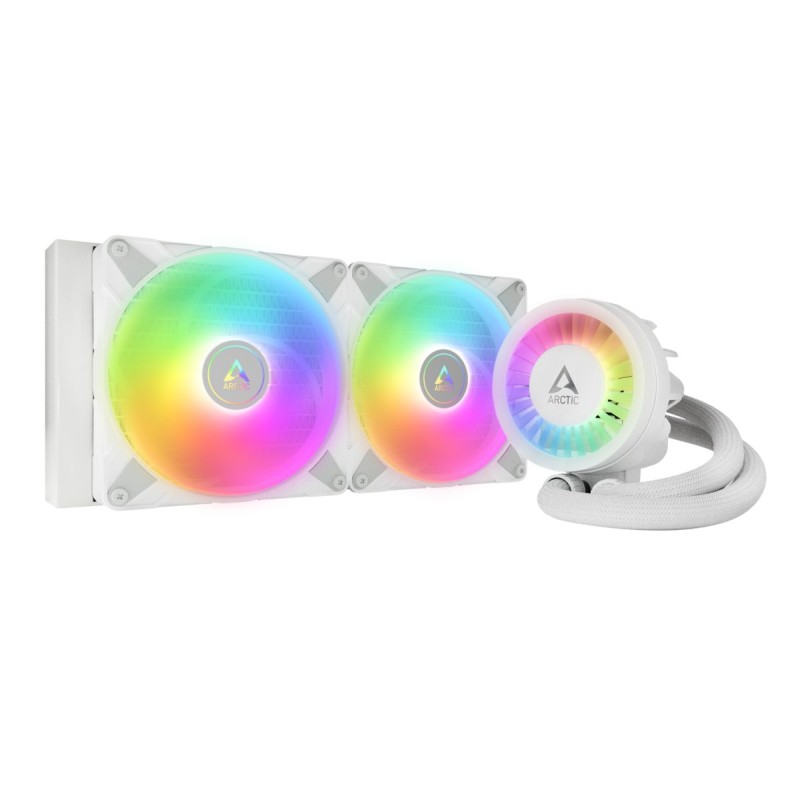 Arctic Liquid Freezer III 280mm A-RGB White - AIO CPU Water Cooler - 2x P14 PWM PST Fans — Buy in Cyprus with Fast Delivery