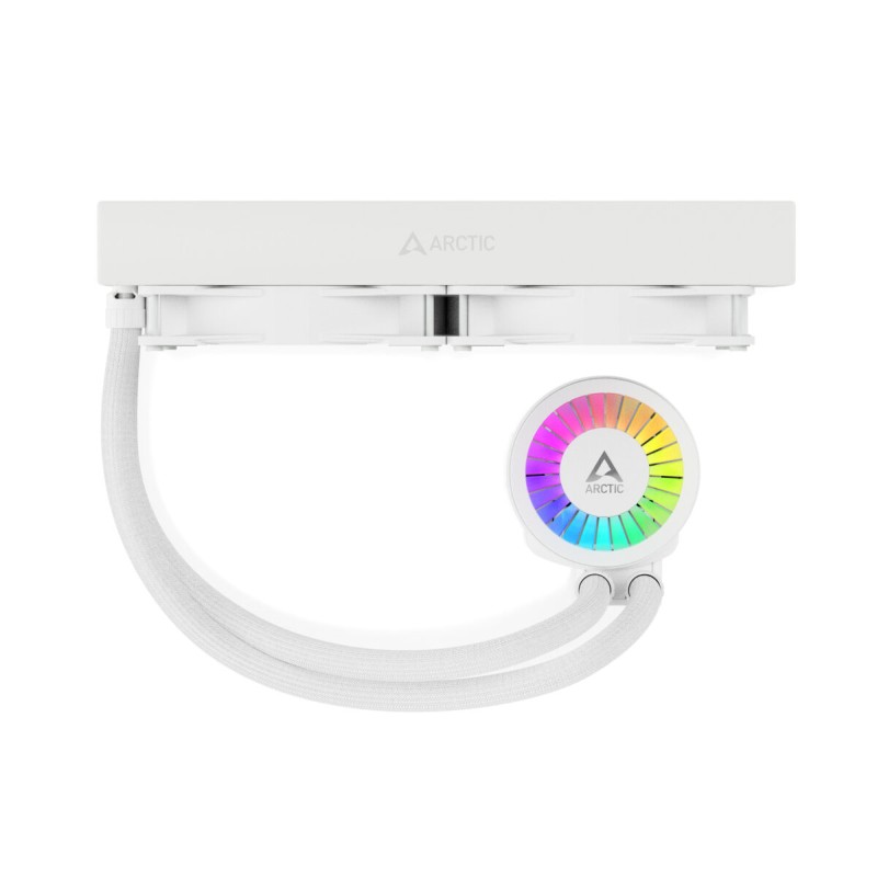 Arctic Liquid Freezer III 280mm A-RGB White - AIO CPU Water Cooler - 2x P14 PWM PST Fans — Buy in Cyprus with Fast Delivery