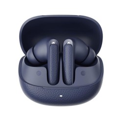 QCY Buds ANC Blue - HT15 - 45dB ANC, TWS Earbuds, 35h, 5 Mic ENC, ear-canal adaptive tech, leather case