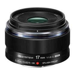 M.Zuiko Digital 17mm f/1.8 II - EW-M1718 - Black, Micro Four Thirds, Weathersealed IPX1 — Buy in Cyprus with Fast Delivery