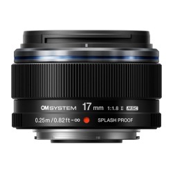 M.Zuiko Digital 17mm f/1.8 II - EW-M1718 - Black, Micro Four Thirds, Weathersealed IPX1 — Buy in Cyprus with Fast Delivery