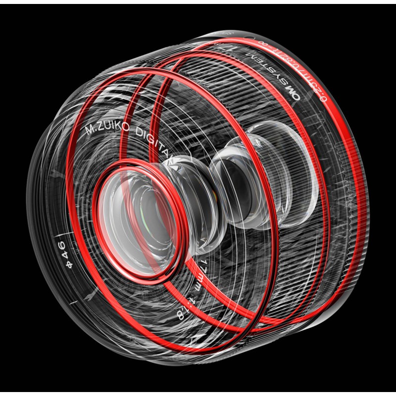 M.Zuiko Digital 17mm f/1.8 II - EW-M1718 - Black, Micro Four Thirds, Weathersealed IPX1 — Buy in Cyprus with Fast Delivery