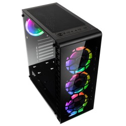 Kolink Observatory Lite RGB Midi-Tower - Tempered Glass - Black — Buy in Cyprus with Fast Delivery