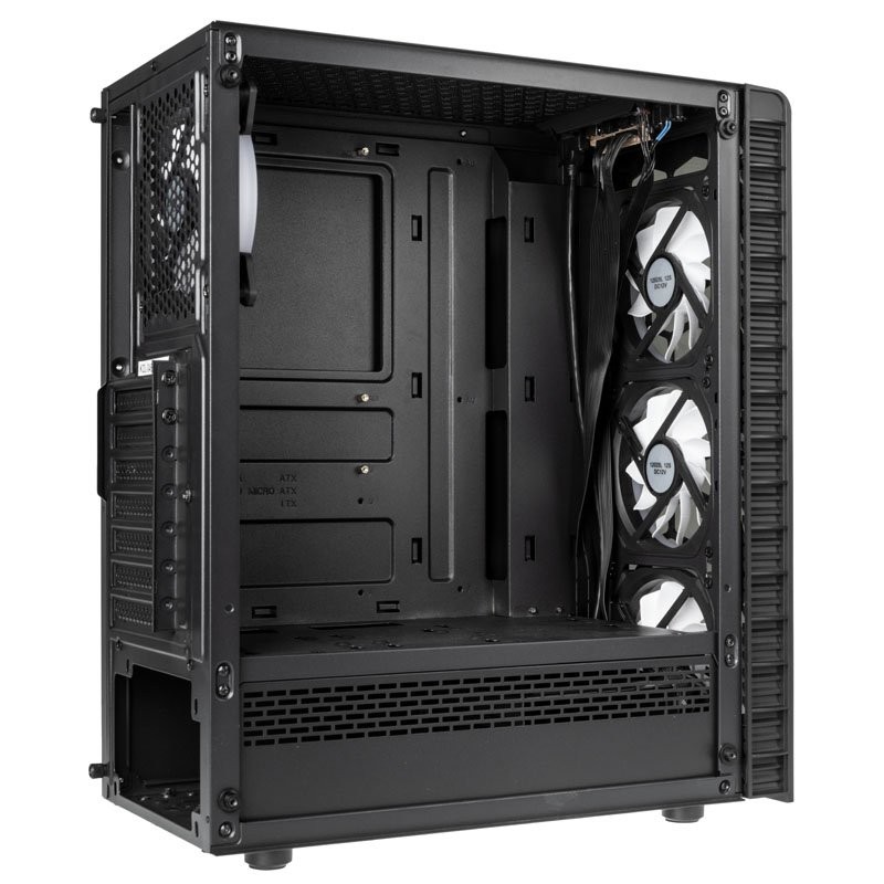 Kolink Observatory Lite RGB Midi-Tower - Tempered Glass - Black — Buy in Cyprus with Fast Delivery