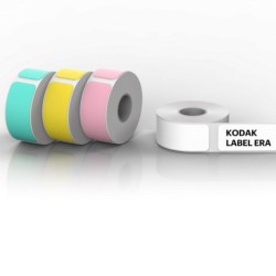 Kodak Label ERA M50 Sticker Label - M50 - White (9 rolls), Pink, Green, Yellow, 12 Rolls Set
