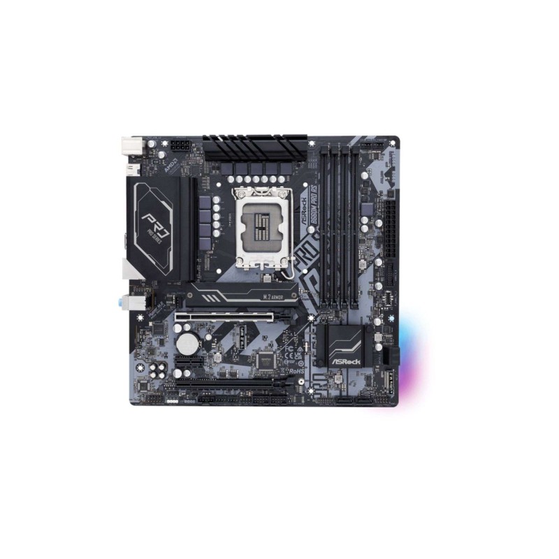 ASRock H610M-HDV M.2+ D5 (LGA1700) - micro-ATX, DDR5, 2x DIMM (up to 96GB), PCIe 4.0, HDMI+DP, 4x SATA