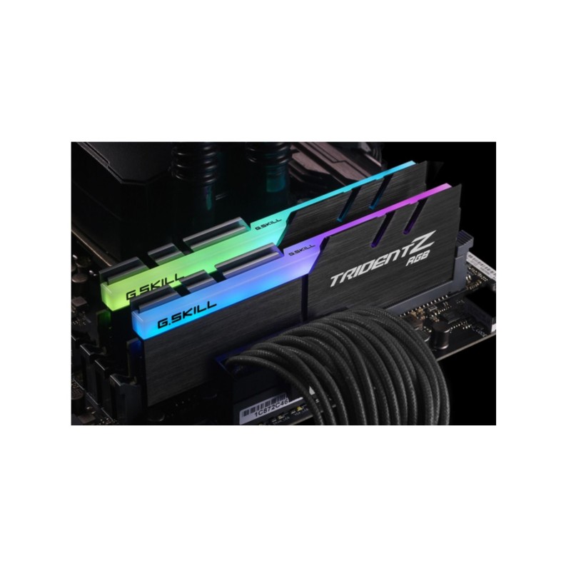 DDR4 16GB KIT 2x8GB PC 3200 G.Skill TridentZ RGB F4-3200C16D-16GTZR - F4-3200C16D-16GTZR - Black (2x8GB) 3200