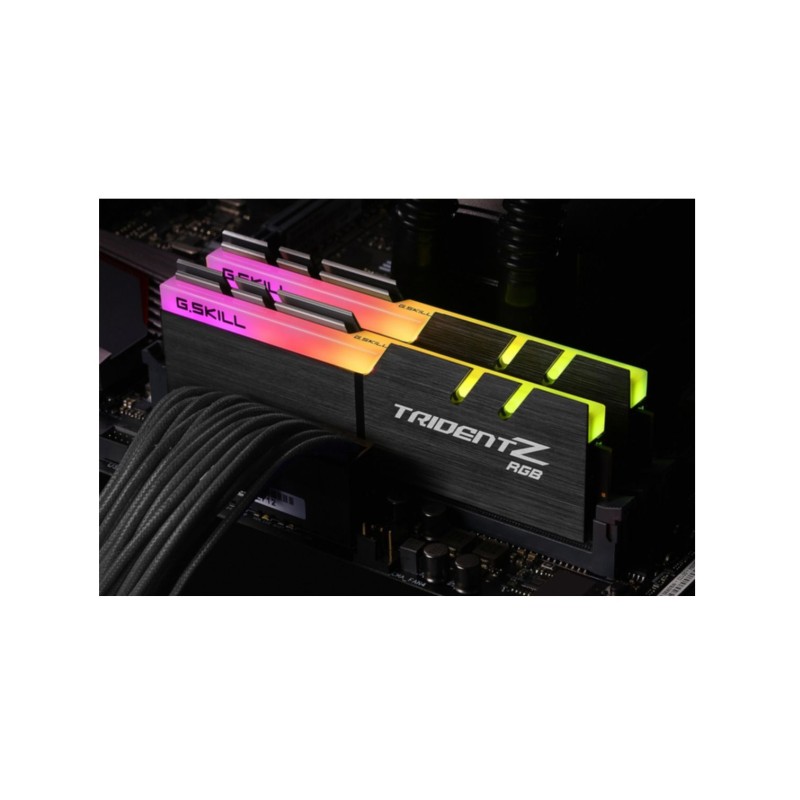 DDR4 16GB KIT 2x8GB PC 3200 G.Skill TridentZ RGB F4-3200C16D-16GTZR - F4-3200C16D-16GTZR - Black (2x8GB) 3200