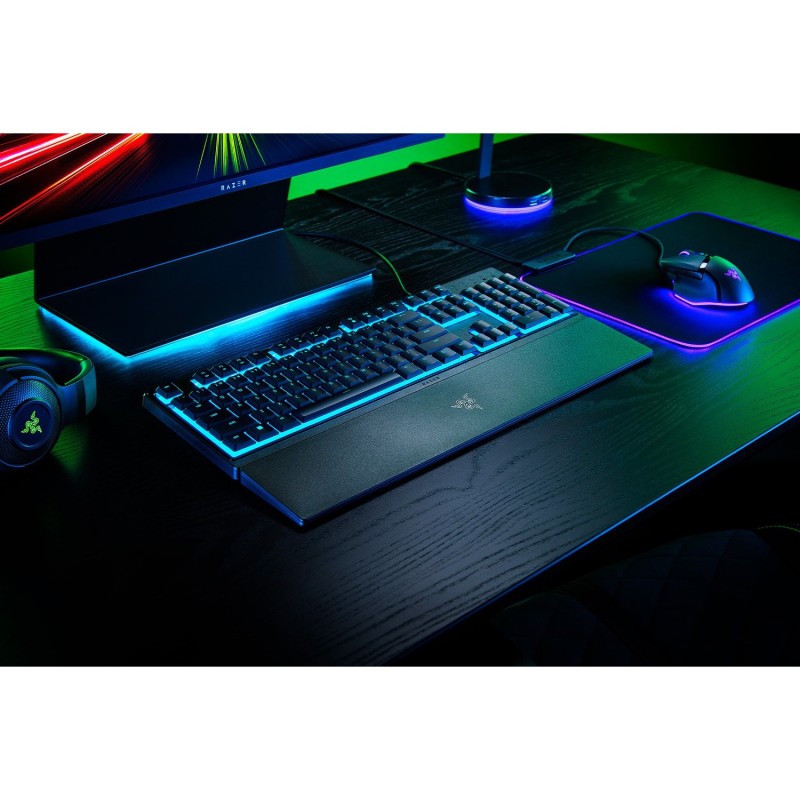 Razer Keyboard - Ornata V3 X - Black, Membrane, RGB LED, Full-size (100%), Wired USB, QWERTY US