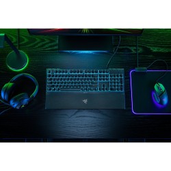 Razer Keyboard - Ornata V3 X - Black, Membrane, RGB LED, Full-size (100%), Wired USB, QWERTY US
