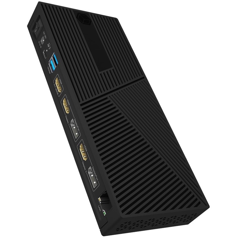 D Dockingtation 4x USB-A 2x USB-C 2x HDMI DisplayPort ICY BOX Black — Buy in Cyprus with Fast Delivery