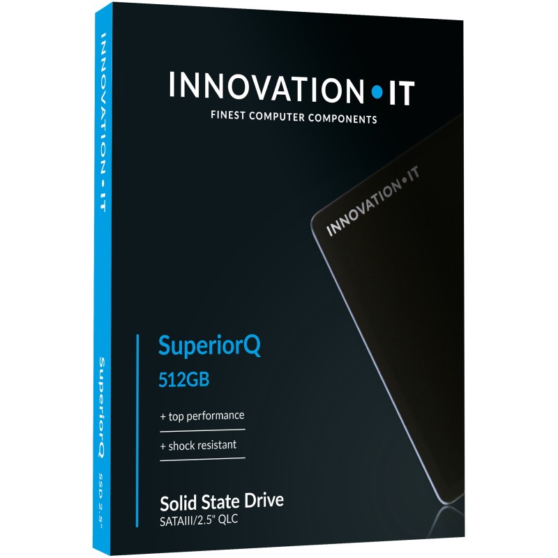 Innovation IT SuperiorQ 512GB 2.5" SATA III SSD - 560 MB/s, QLC (Bulk) — Buy in Cyprus with Fast Delivery