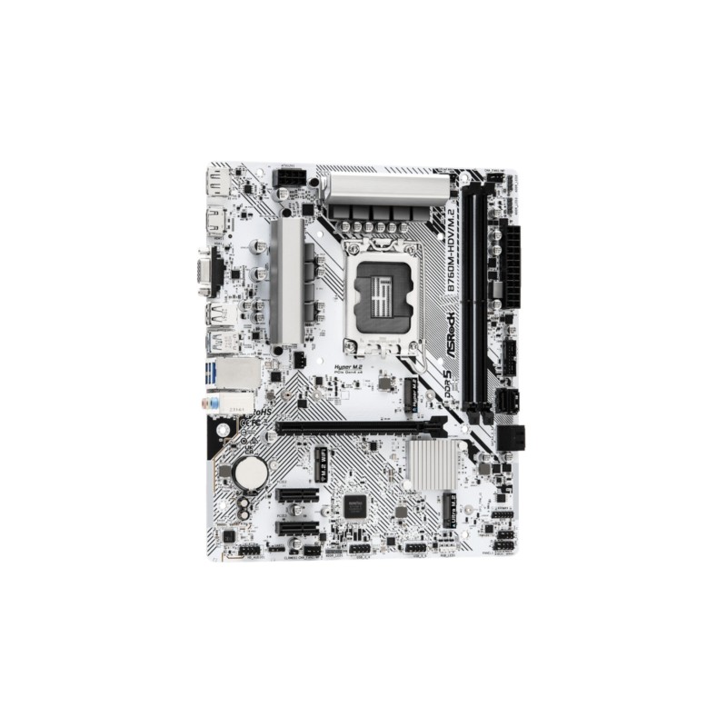 ASRock B760M-HDV M.2 - LGA1700 Micro-ATX Motherboard, Intel B760, DDR5, PCIe 4.0 M.2 — Buy in Cyprus with Fast Delivery