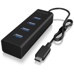 ICY BOX IB-HUB1409-C3 USB-C HUB 4-Port 4xUSB 3.0 - IB-HUB1409-C3 - USB-C Hub — Buy in Cyprus with Fast Delivery