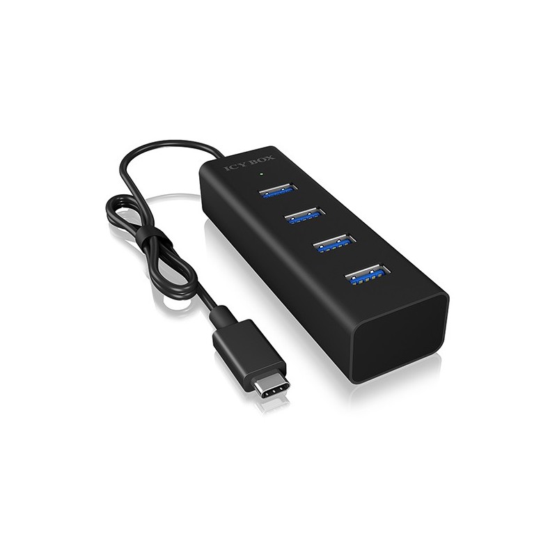 ICY BOX IB-HUB1409-C3 USB-C HUB 4-Port 4xUSB 3.0 - IB-HUB1409-C3 - USB-C Hub — Buy in Cyprus with Fast Delivery