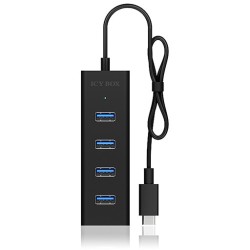 ICY BOX IB-HUB1409-C3 USB-C HUB 4-Port 4xUSB 3.0 - IB-HUB1409-C3 - USB-C Hub — Buy in Cyprus with Fast Delivery