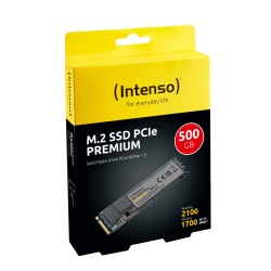Intenso Premium 500GB M.2 NVMe SSD - PCIe 3.0 x4 2100 MB/s - 3835450 (Boxed) — Buy in Cyprus with Fast Delivery