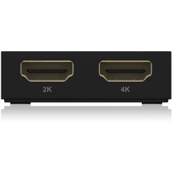 ICY BOX Splitter 2xHDMI to USB (BU-ST) + USB to USB-C (BU-ST) Adapter - BU-ST - (Black, 4K@30Hz)