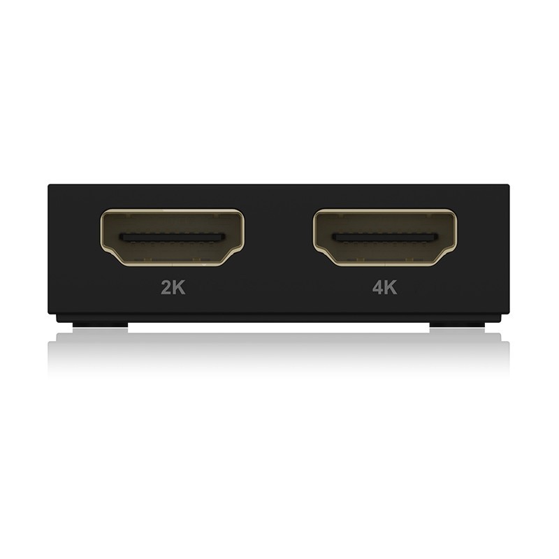 ICY BOX Splitter 2xHDMI to USB (BU-ST) + USB to USB-C (BU-ST) Adapter - BU-ST - (Black, 4K@30Hz)