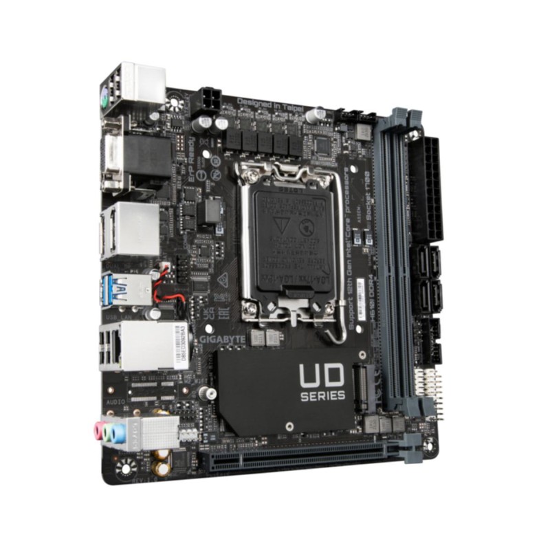 Gigabyte GA-H610I - LGA1700 Mini-ITX Motherboard - DDR4, 2x DIMM, 64GB Max — Buy in Cyprus with Fast Delivery