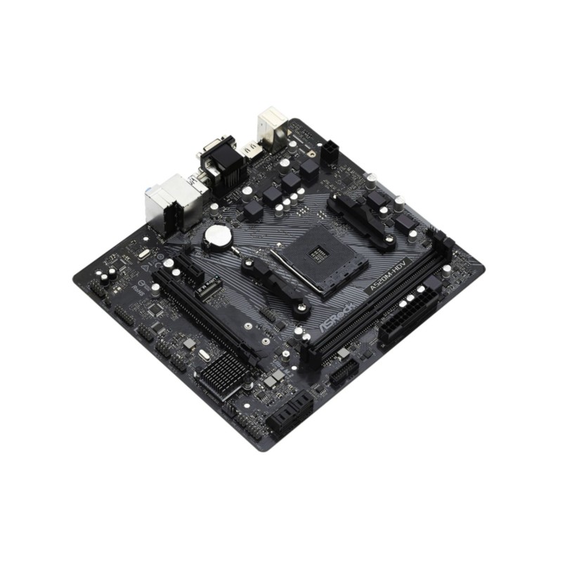 ASRock A520M-HDV - AM4 Micro-ATX Motherboard - DDR4, 64GB Max, Dual-Channel, PCIe 3.0, M.2 & SATA III, HDMI/VGA