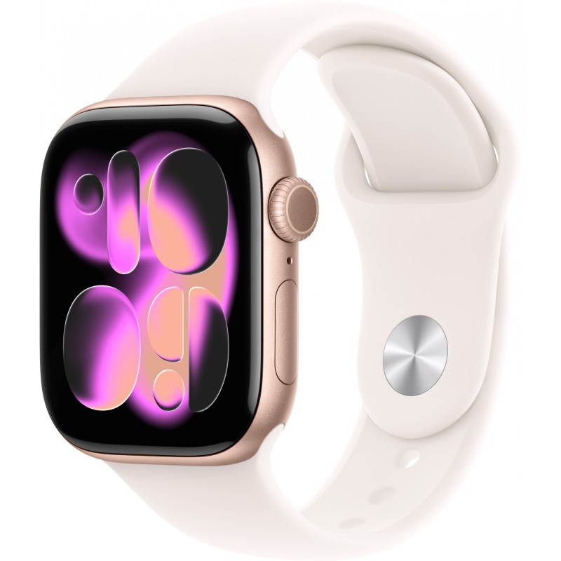 Apple Watch S11 Aluminium 42mm Rosegold (Sportarmband blassrosa) S M — Buy in Cyprus with Fast Delivery