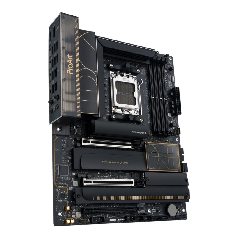 ASUS ProArt X870E-Creator WiFi - AM5 ATX Motherboard - DDR5, 192GB Max, 4x M.2, PCIe 5.0, Wi‑Fi 7, 10Gb LAN
