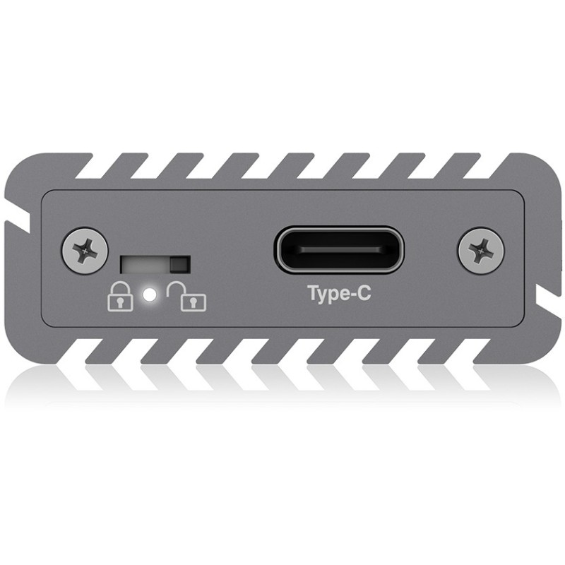 ICY BOX USB-C 3.1 NVMe Enclosure for M.2 NVMe SSD - IB-1817M-C31 - Aluminium — Buy in Cyprus with Fast Delivery