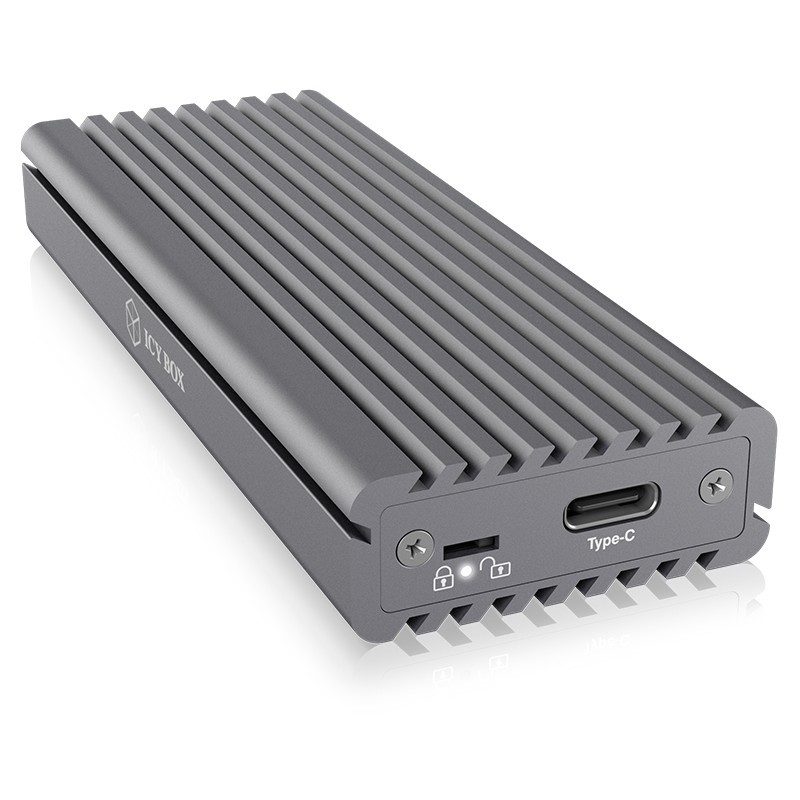 ICY BOX USB-C 3.1 NVMe Enclosure for M.2 NVMe SSD - IB-1817M-C31 - Aluminium — Buy in Cyprus with Fast Delivery