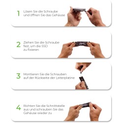 ICY BOX USB-C 3.1 NVMe Enclosure for M.2 NVMe SSD - IB-1817M-C31 - Aluminium — Buy in Cyprus with Fast Delivery