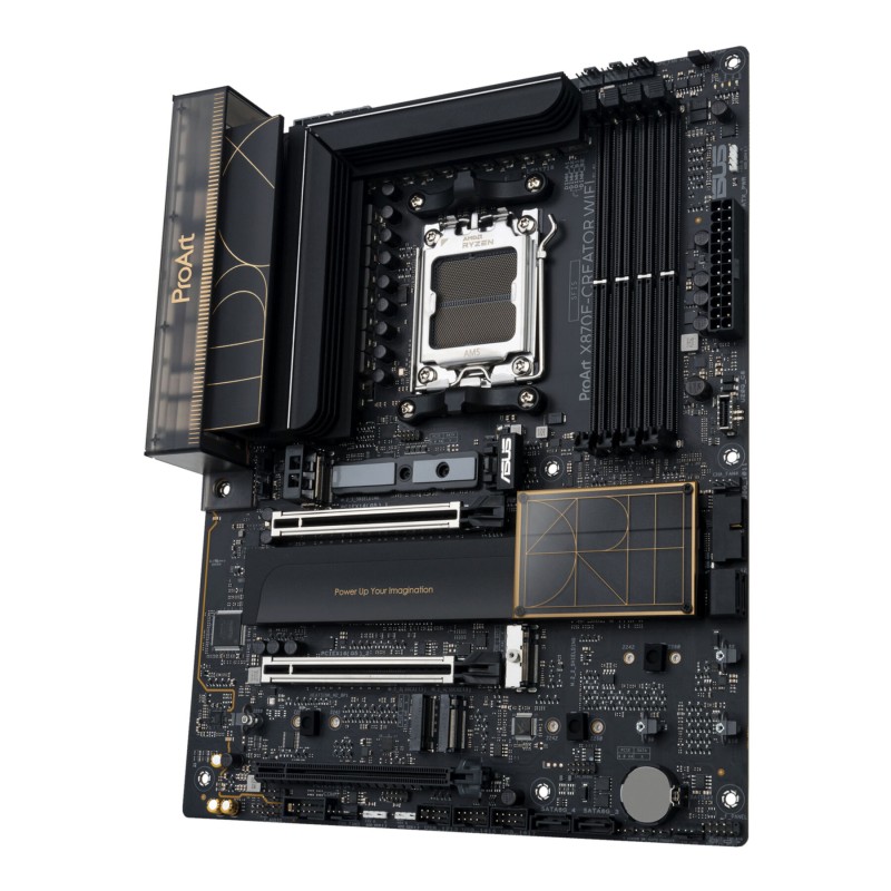 ASUS ProArt X870E-Creator WiFi - AM5 ATX Motherboard - DDR5, 192GB Max, 4x M.2, PCIe 5.0, Wi‑Fi 7, 10Gb LAN