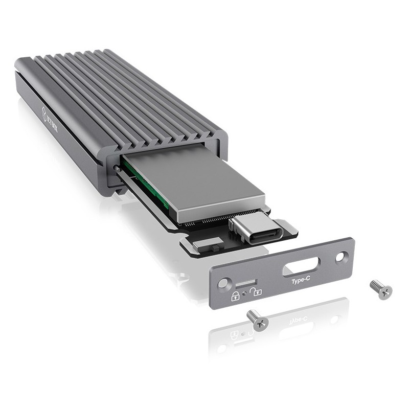 ICY BOX USB-C 3.1 NVMe Enclosure for M.2 NVMe SSD - IB-1817M-C31 - Aluminium — Buy in Cyprus with Fast Delivery