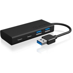 ICY BOX IB-HUB1426-U3 USB 3.0 HUB 4-Port 2xUSB-C 2xUSB 3.0 - IB-HUB1426-U3 — Buy in Cyprus with Fast Delivery