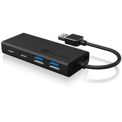 ICY BOX IB-HUB1426-U3 USB 3.0 HUB 4-Port 2xUSB-C 2xUSB 3.0 - IB-HUB1426-U3 — Buy in Cyprus with Fast Delivery