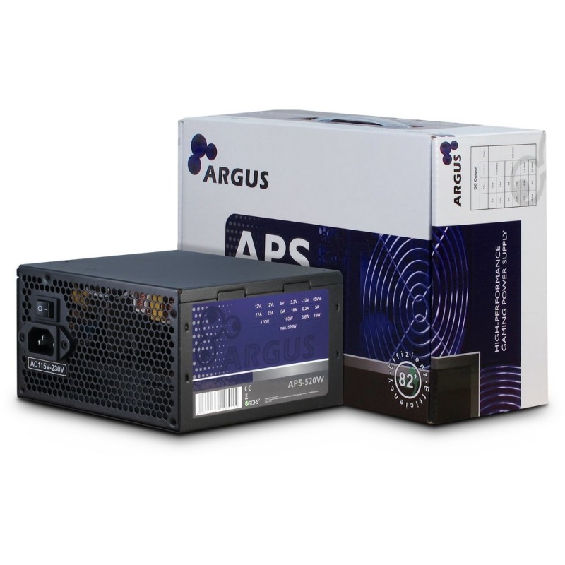 Inter-Tech Argus APS - APS-520W - Black, ATX PSU, 520 W — Buy in Cyprus with Fast Delivery