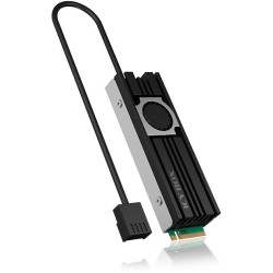 BOX Heat Sink for M.2 SSD IB-M2HSF-703 - Black, Grey - 2 cm fan diameter, 10000 RPM — Buy in Cyprus with Fast Delivery