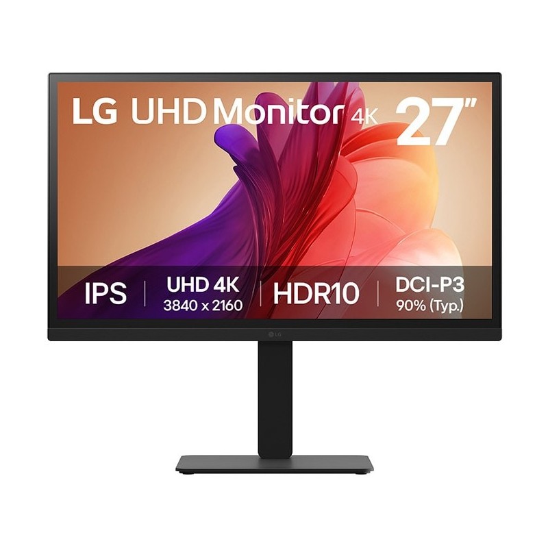 LG 27BA45U-B - 27-inch IPS Full HD Monitor - Flat, Black, Stand Included — Buy in Cyprus with Fast Delivery