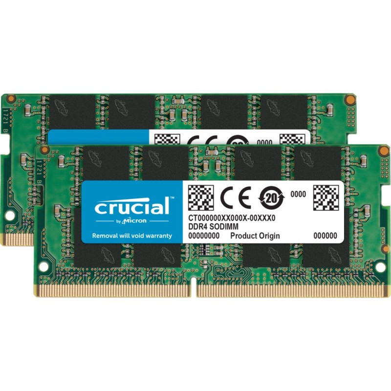 SO 3200 16GB Crucial CT2K8G4SFRA32A (2 x 8 GB) Kit - CT2K8G4SFRA32A - 16 GB (2x8 GB) - 3200 — Buy in Cyprus with Fast Delivery