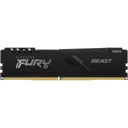 3600 8GB Kingston FURY Beast - KF436C17BB - Black DDR4 3600MT/s CL17 DIMM 288-pin — Buy in Cyprus with Fast Delivery