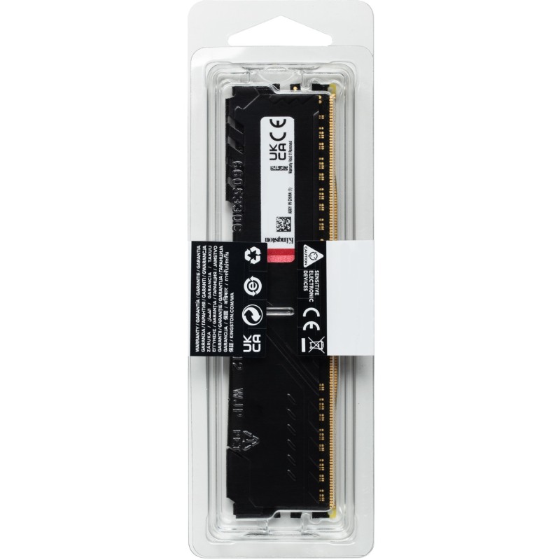 3600 8GB Kingston FURY Beast - KF436C17BB - Black DDR4 3600MT/s CL17 DIMM 288-pin — Buy in Cyprus with Fast Delivery