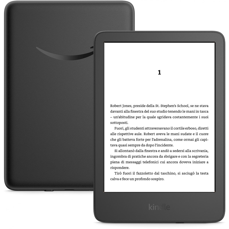 Amazon Kindle 6\" - Black, 16GB, Special Offers, 2024 edition — Buy in Cyprus with Fast Delivery