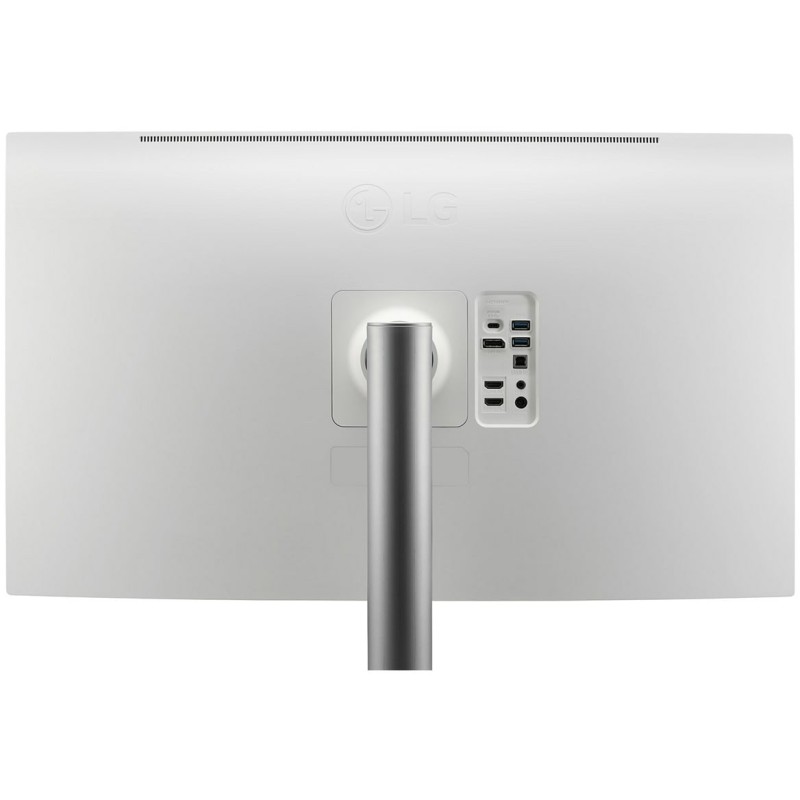 LG UltraFine Monitor - 32UQ850V-W - 80cm 32' (3840x2160) 16:9 4K IPS 5ms 60Hz HDR400 HDMI DP USB-C Speaker Pivot Silver