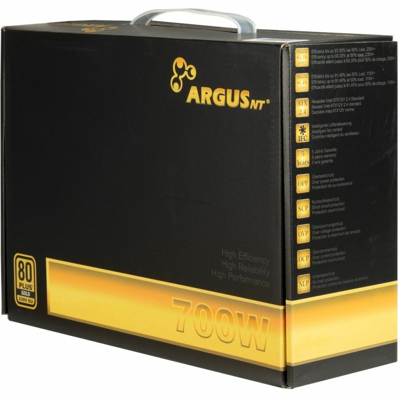 700W Inter-Tech Argus GPS-700 80+ Gold - GPS-700 - 80+ Gold — Buy in Cyprus with Fast Delivery